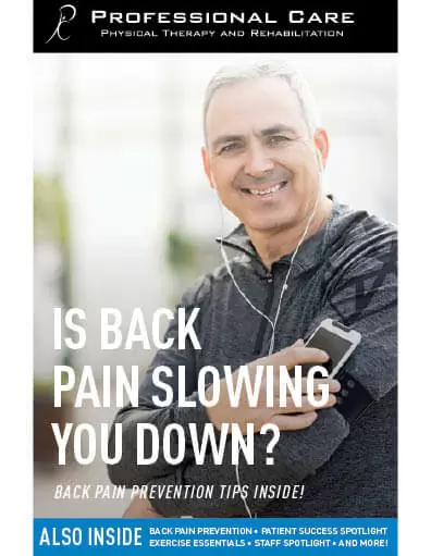 Is back pain slowing you down?